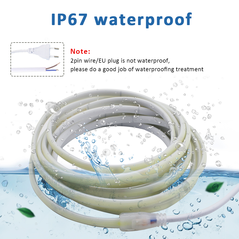 220V IP67 Waterproof COB Led S - огляд і ціна Outdoor Power Strip Weatherproof