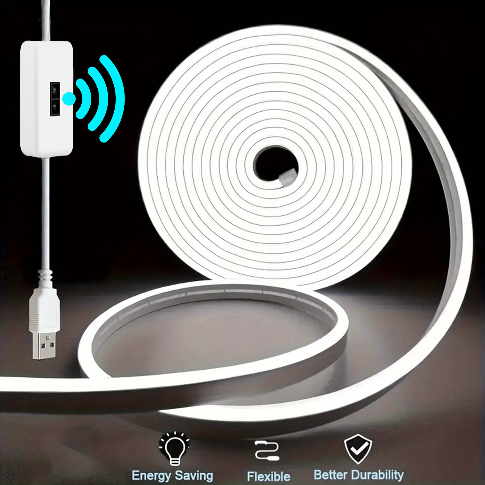 Motion Sensor Neon LED Light S - огляд і ціна Outdoor Power Strip Weatherproof