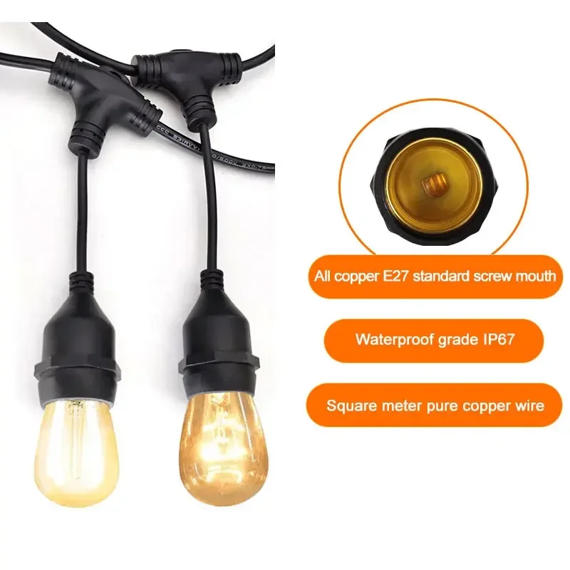 Outdoor E27 Threaded Head Lamp - огляд і ціна Outdoor Power Strip Weatherproof