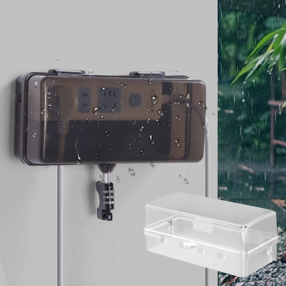 Durable Plastic Plug Box Anti- - огляд і ціна Outdoor Power Strip Weatherproof
