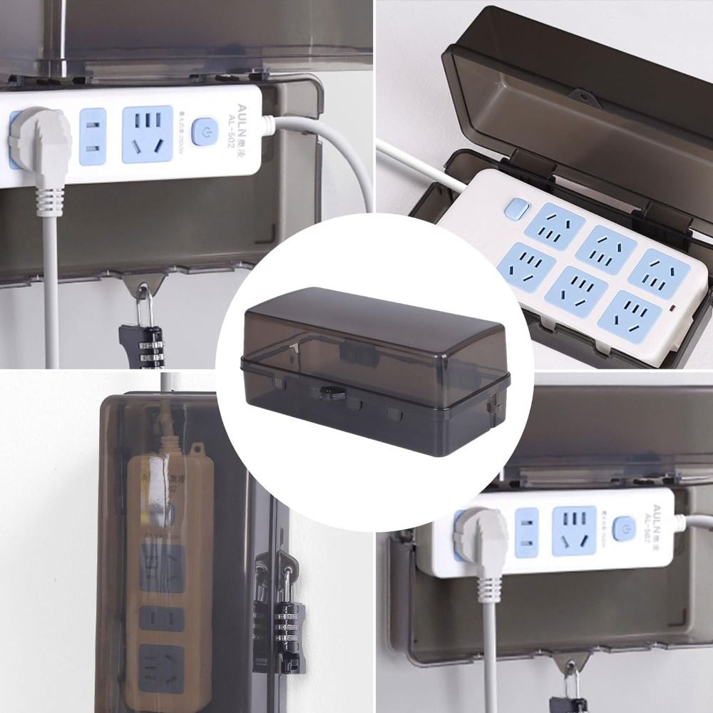 Portable Plastic Plug Box Anti - огляд і ціна Outdoor Power Strip Weatherproof