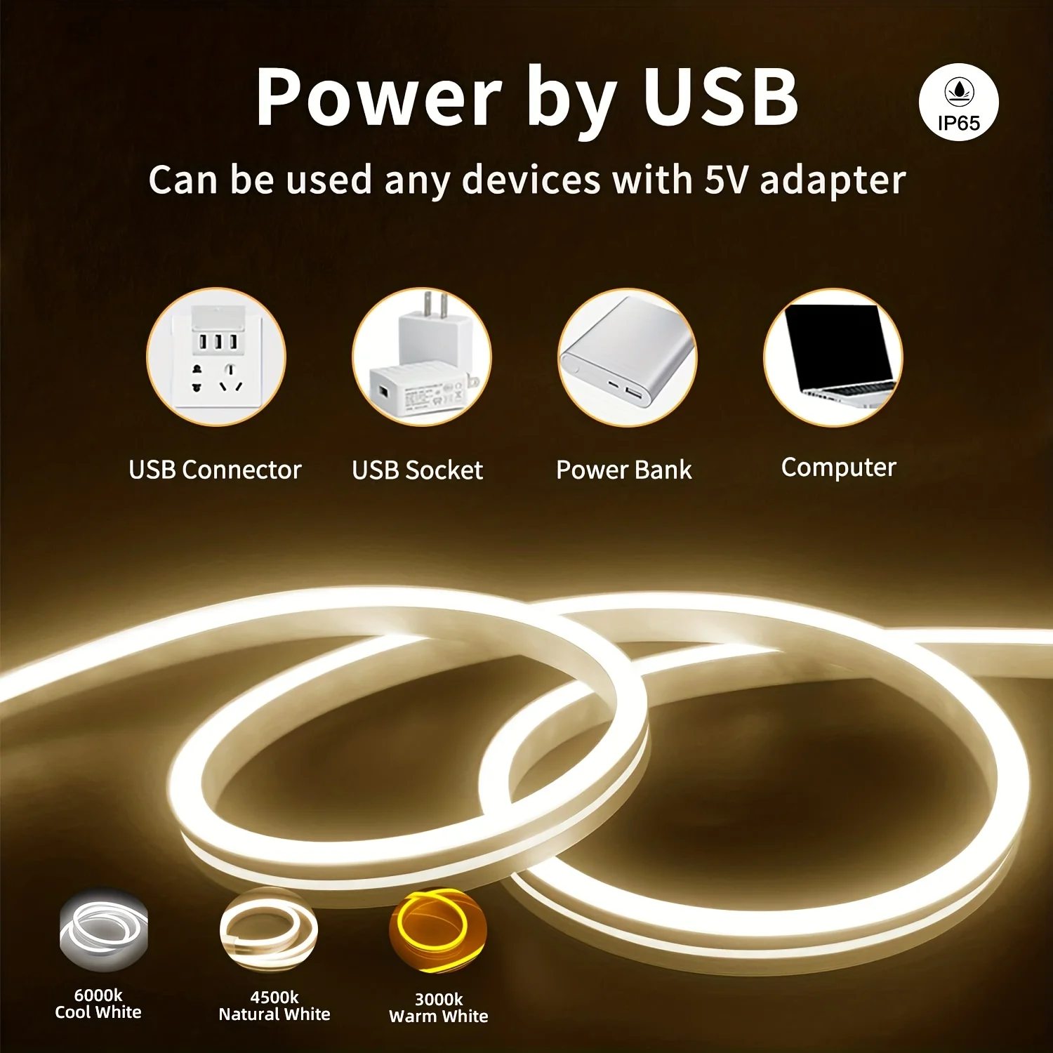 Motion Sensor Neon LED Light S - огляд і ціна Outdoor Power Strip Weatherproof