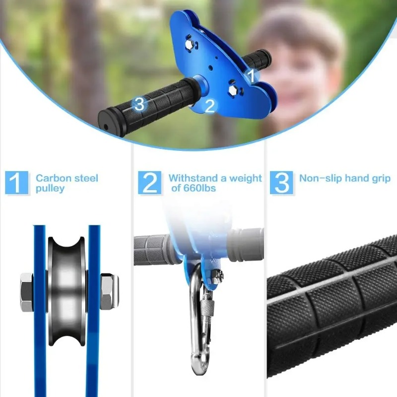 30m hot sale outdoor zip line  - огляд і ціна Outdoor Power Tool Kit
